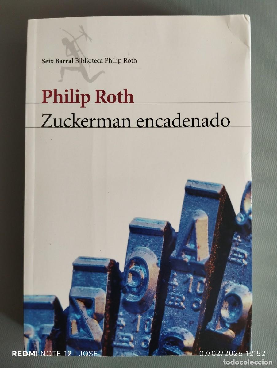Libros de segunda mano: Novela - Zuckerman encadenado (537) - Foto 1