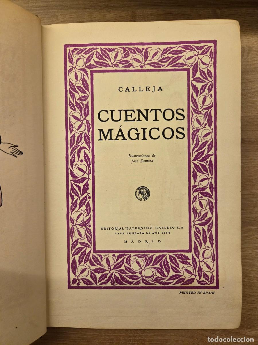 Libros de segunda mano: LIBRO DE LOS CUENTOS MAGICOS. SATURNIRO CALLEJA - Foto 3