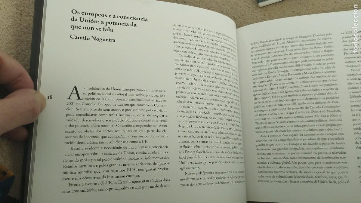 Libros de segunda mano: Libro homenaxe Camilo Nogueira - Foto 2