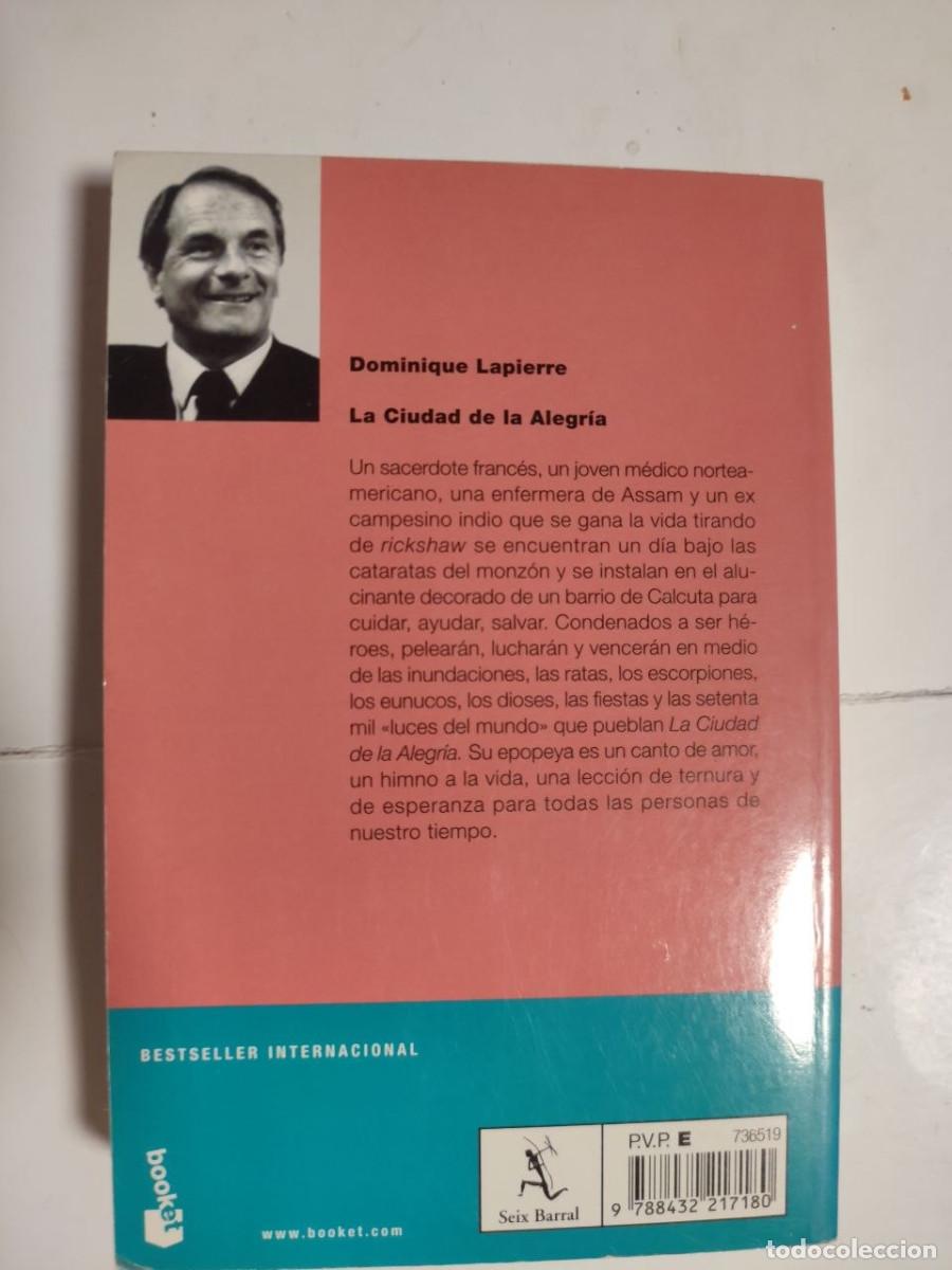 Libros de segunda mano: La ciudad de la alegr&iacute;a - Dominique Lapierre - Foto 2
