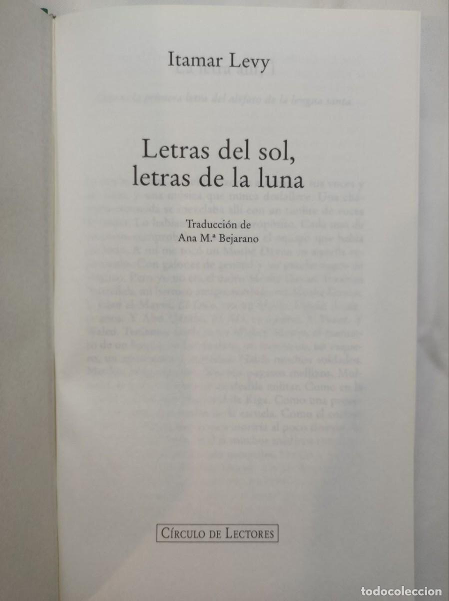 Libros de segunda mano: Letras del Sol, letras de la Luna - Foto 2