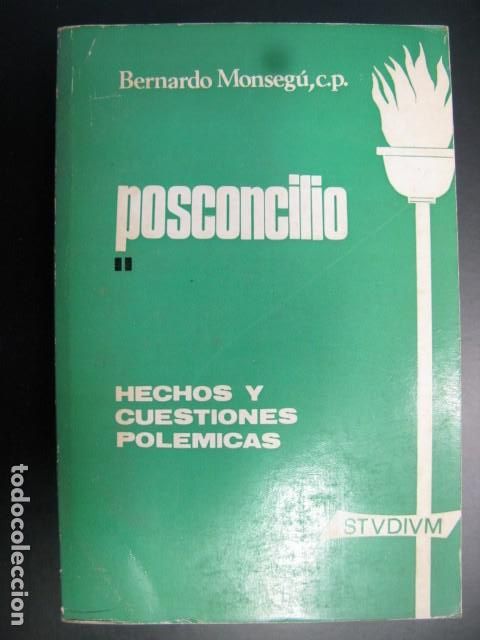 Libros de segunda mano: Posconcilio - Monseg&uacute;, Bernardo - Foto 1