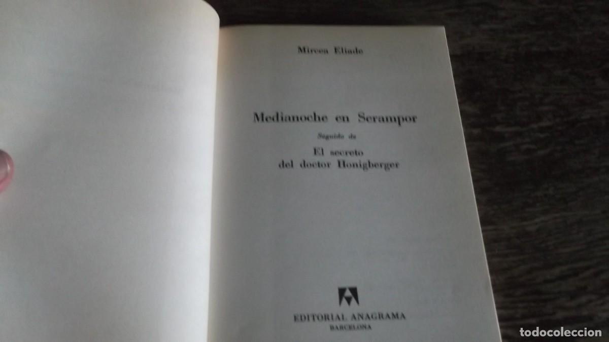 Libros de segunda mano: Media Noche en Serampor. Mircea Eliade - Foto 2