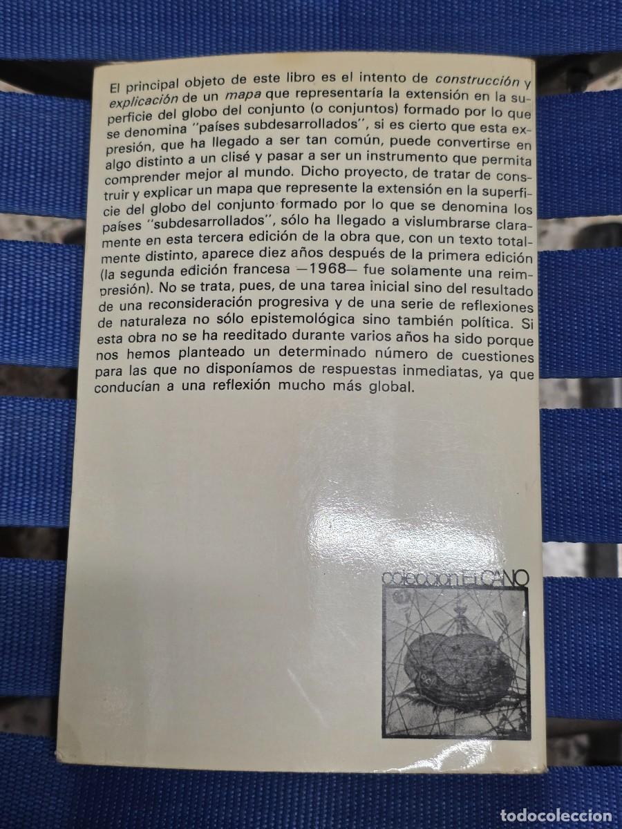 Libros de segunda mano: Geograf&iacute;a Del Subdesarrollo - - Foto 3