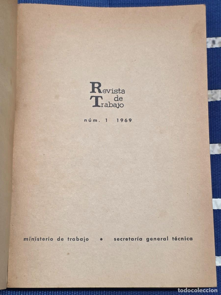 Libros de segunda mano: Revista De Trabajo - - Foto 2