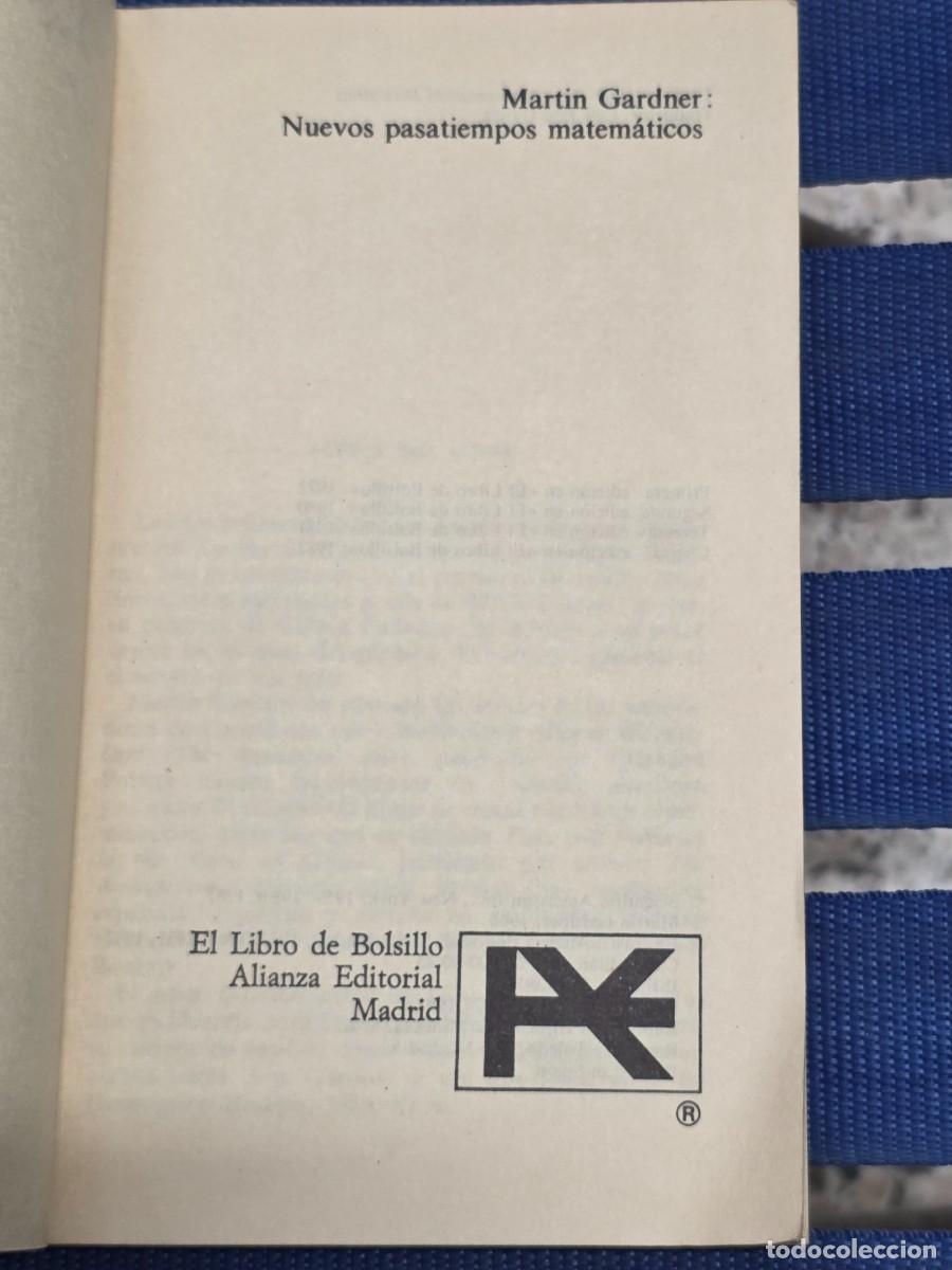 Libros de segunda mano: Nuevos Pasatiempos Matem&aacute;ticos - Foto 2