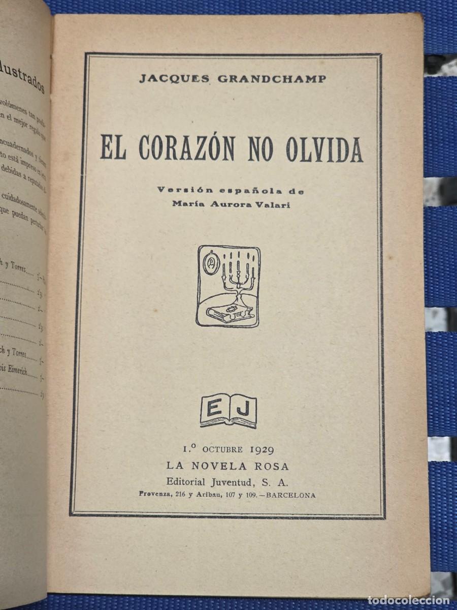 Libros de segunda mano: El Coraz&oacute;n No Olvida - Foto 2