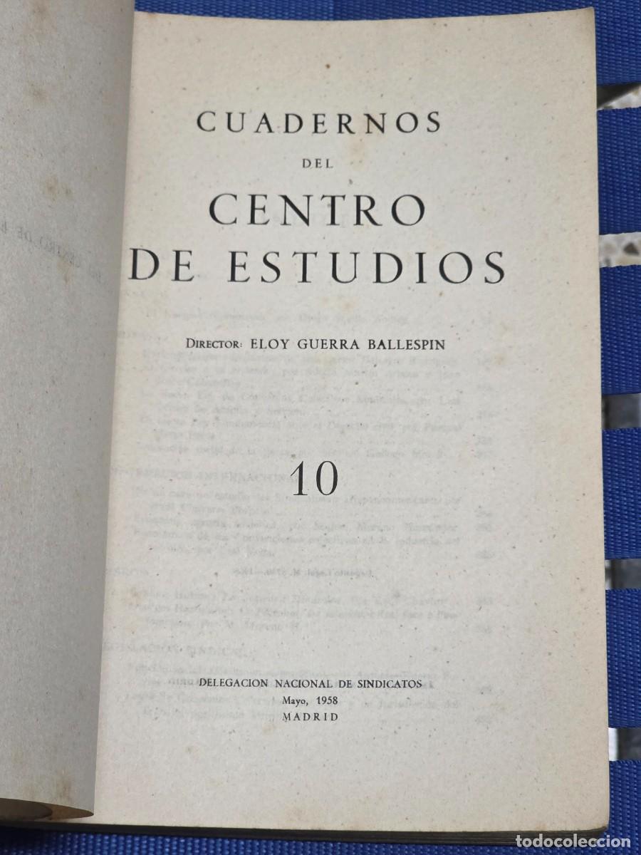 Libros de segunda mano: Cuadernos Del Centro De Estudios - Foto 2