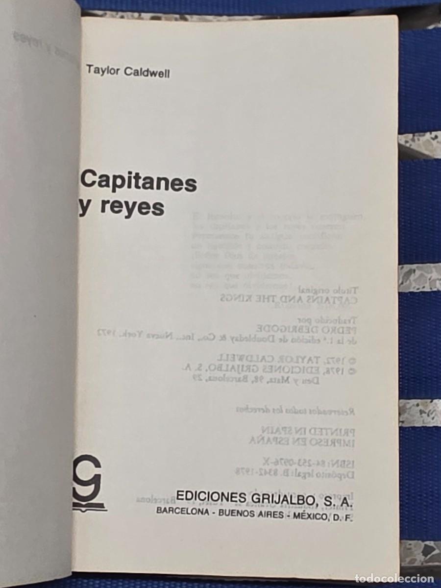Libros de segunda mano: Capitanes Y Reyes , Taylor Caldwell - Foto 2