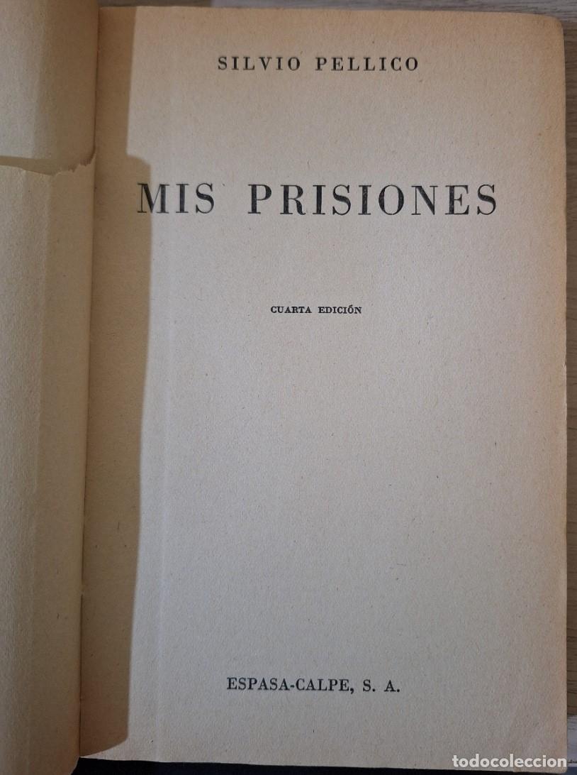 Libros de segunda mano: MIS PRISIONES. - PELLICO, Silvio. - Foto 1