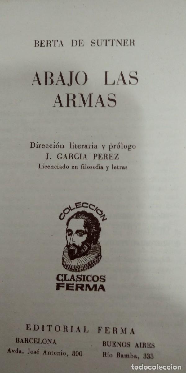 Libros de segunda mano: Abajo las armas Berta de Suttner - Foto 2