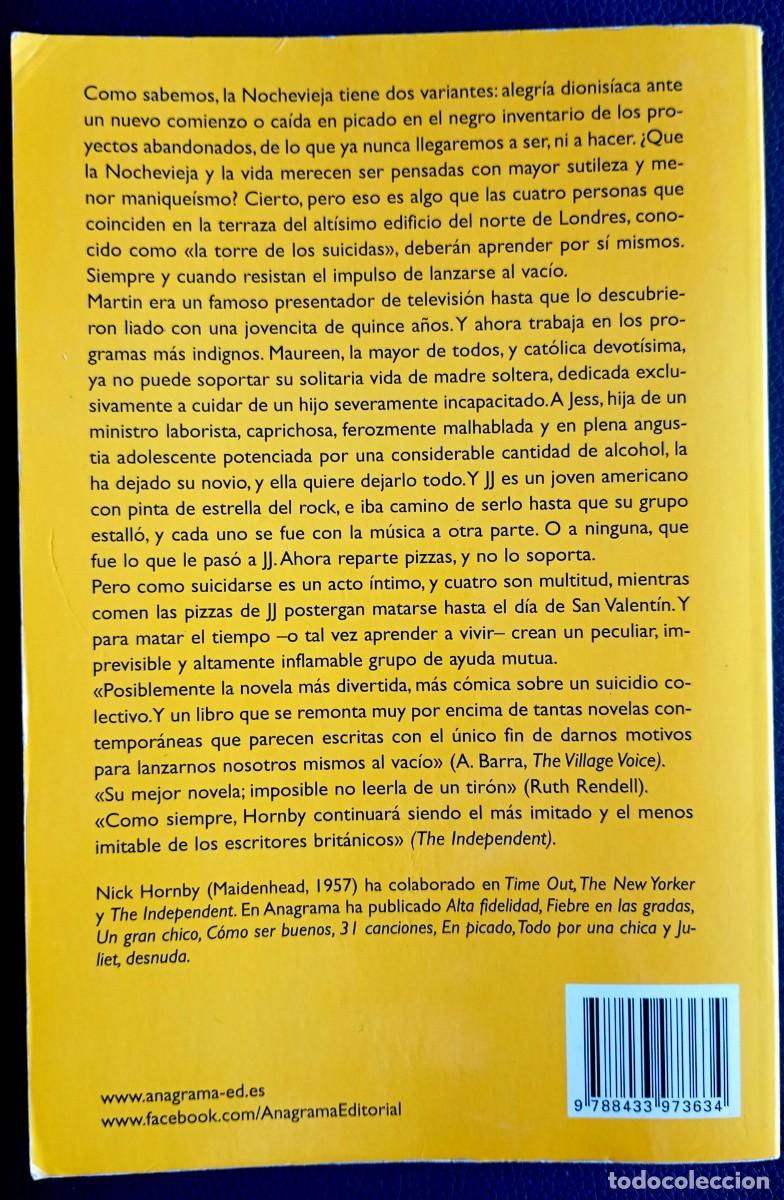 Libros de segunda mano: Nick Hornby . En picado . Anagrama - Foto 2