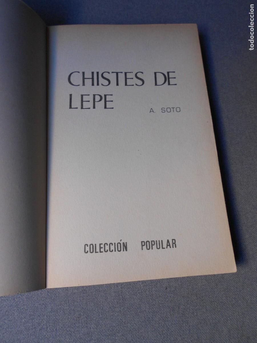 Libros de segunda mano: CHISTES DE LEPE. A. SOTO. - Foto 2