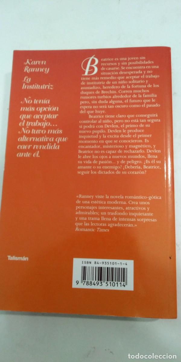 Libros de segunda mano: La institutriz Karen Ranney - Foto 2