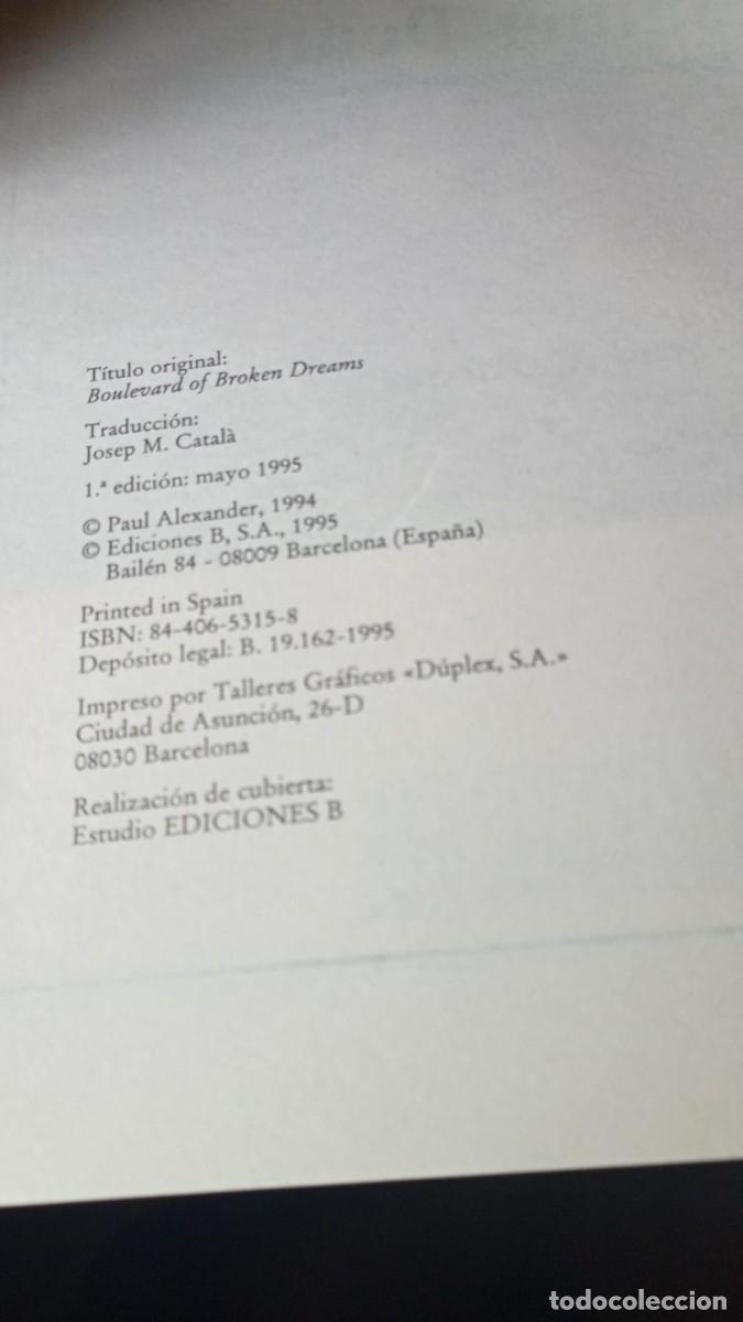 Libros de segunda mano: James Dean. El bulevar de los sue&ntilde;os rotos - Foto 2