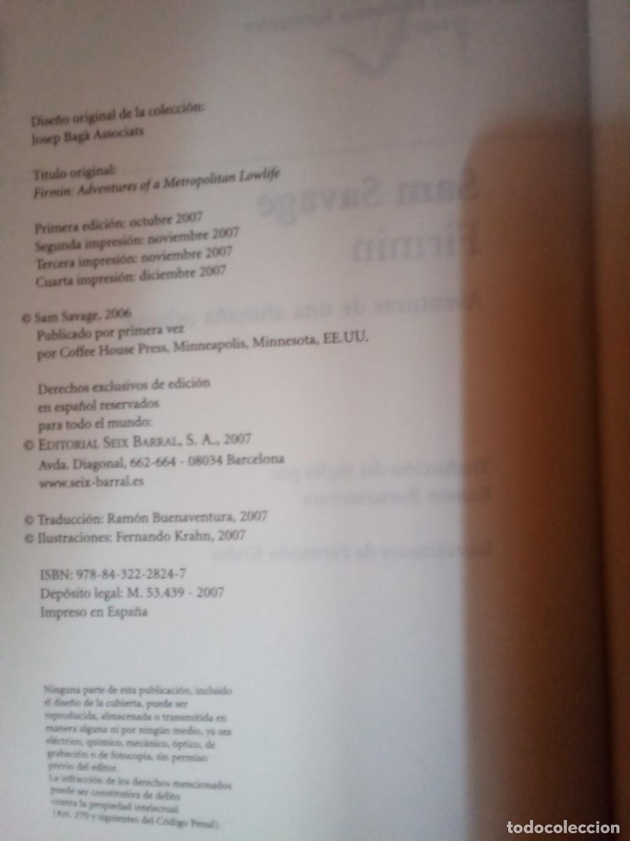 Libros de segunda mano: FIRMIN DE SAM SAVAGE - Foto 2