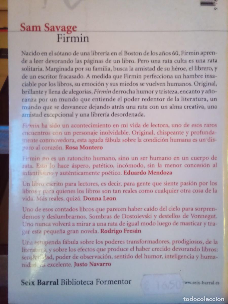 Libros de segunda mano: FIRMIN DE SAM SAVAGE - Foto 3