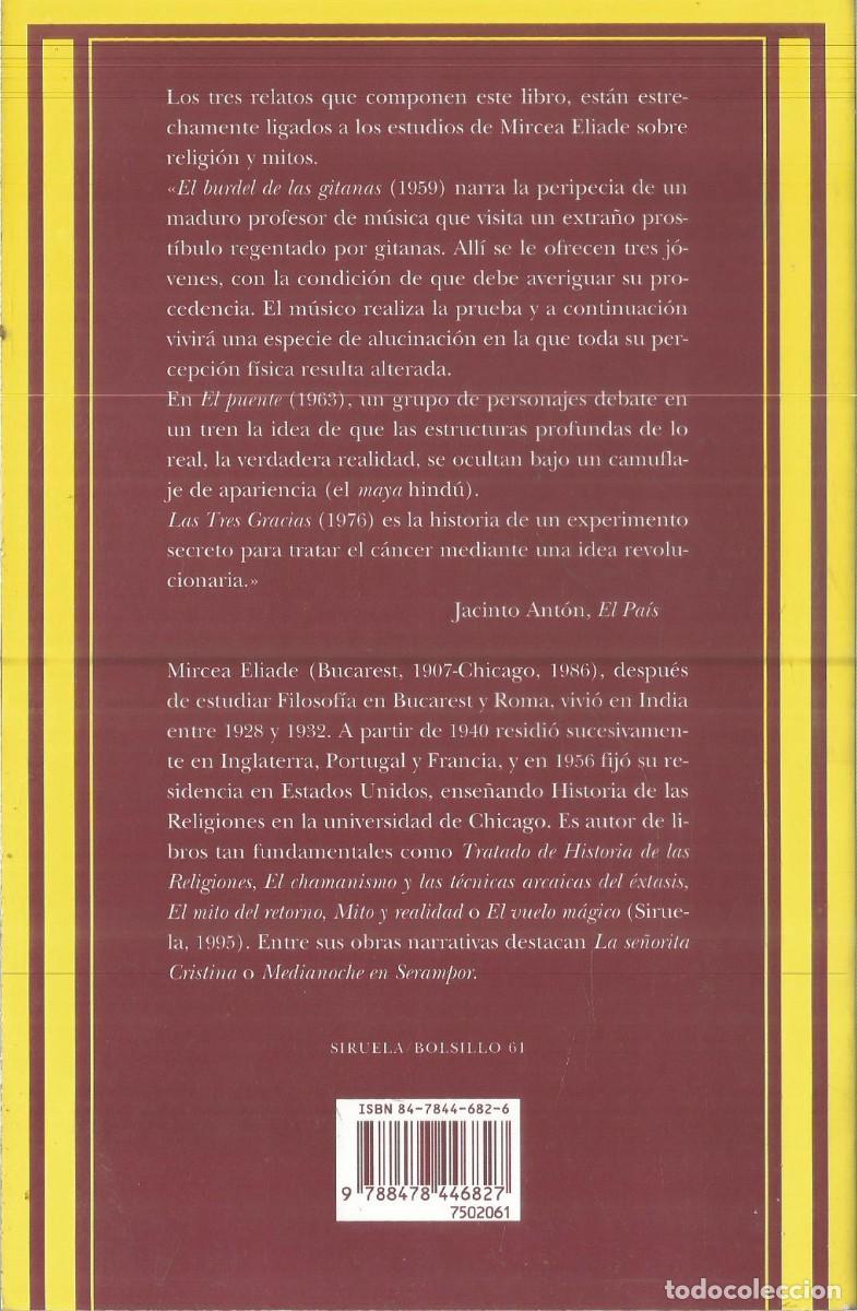 Libros de segunda mano: MIRCEA ELIADE. EL BURDEL DE LAS GITANAS. SIRUELA. - Foto 2
