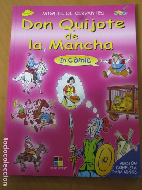 Libros de segunda mano: COLECCION COMPLETA DE 1 NUMERO. DON QUIJOTE DE LA MANCHA EN COMIC. LIBRO HOBBY 2005 RUSTICA