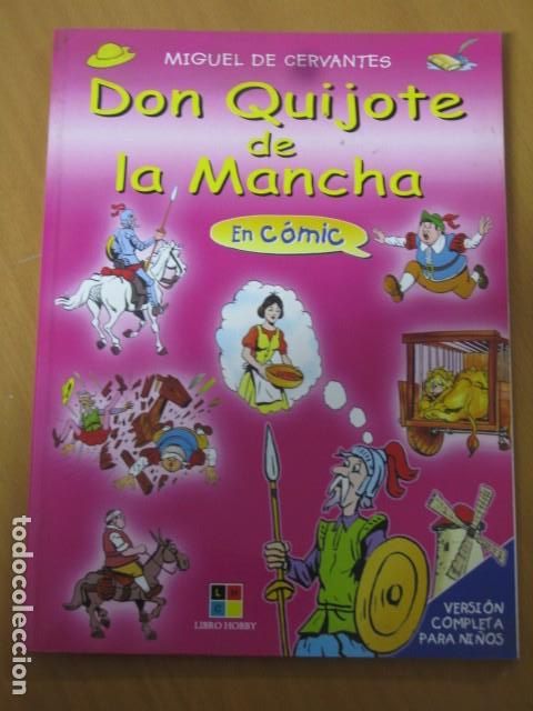 Libros de segunda mano: COLECCION COMPLETA DE 1 NUMERO. DON QUIJOTE DE LA MANCHA EN COMIC. LIBRO HOBBY 2005 RUSTICA