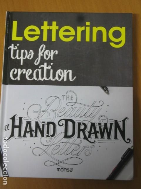 Libros de segunda mano: LETTERING (TIPS FOR CREATION) LIBRO EN INGL&Eacute;S Y ESPA&Ntilde;OL - MONSA-2016