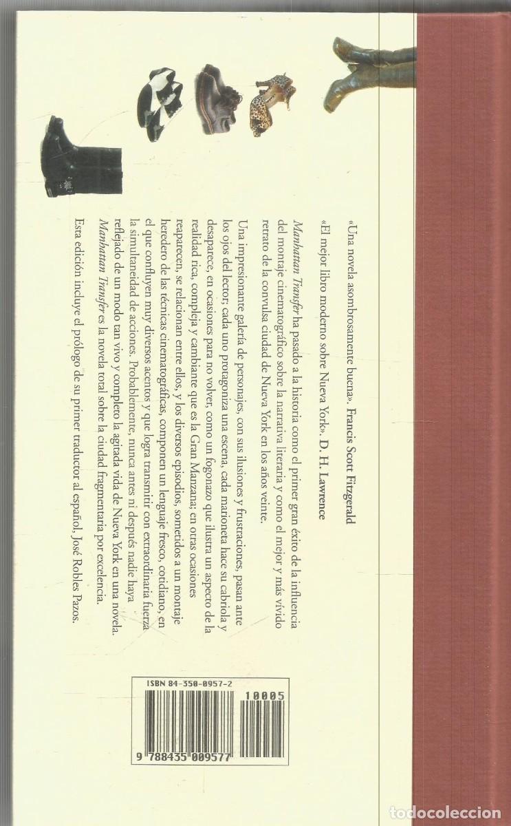 Libros de segunda mano: JOHN DOS PASSOS. MANHATTAN TRANSFER. EDHASA. PRIMERA EDICION - Foto 2