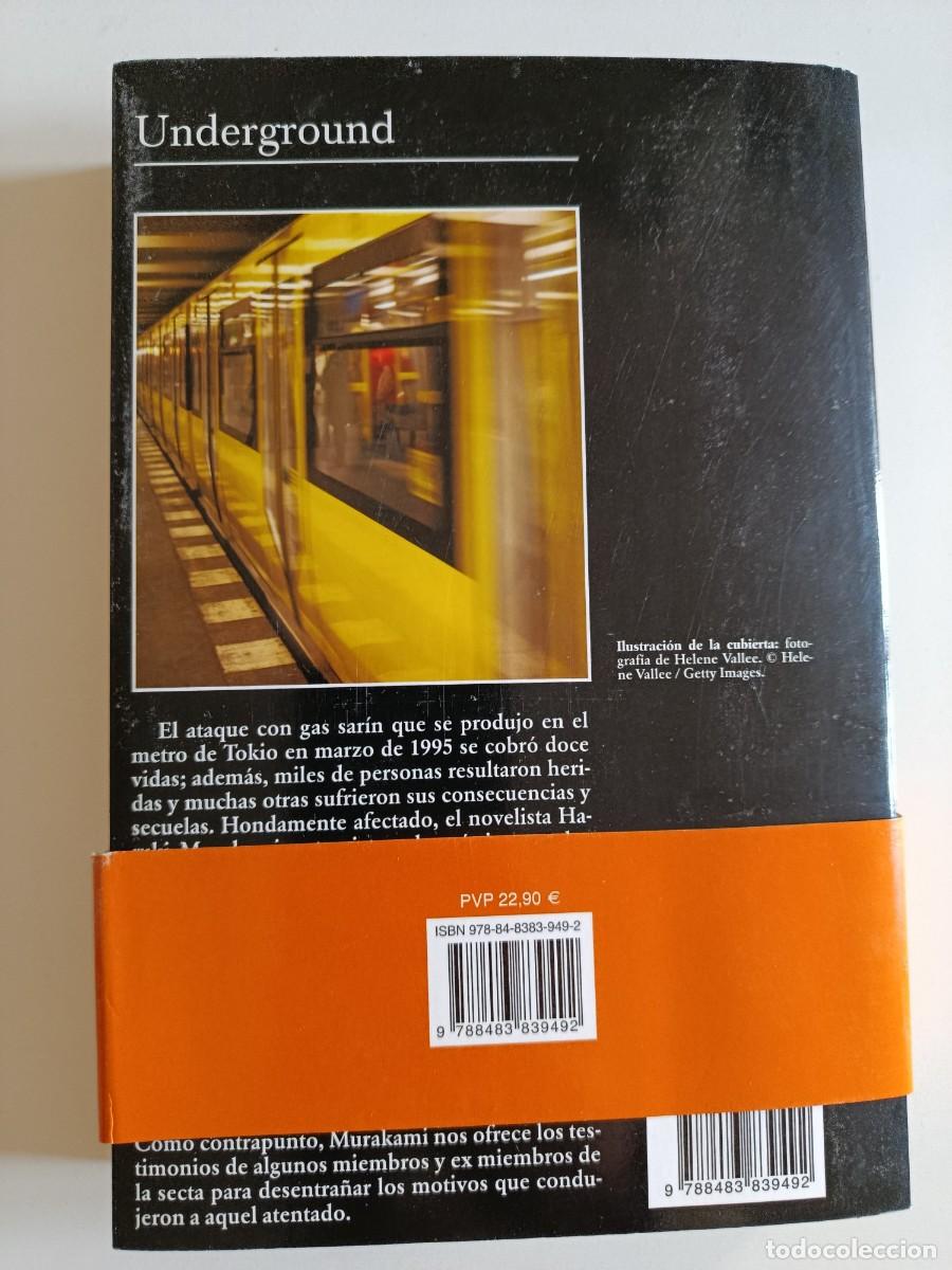 Libros de segunda mano: HARUKI MURAKAMI. UNDERGROUND. TUSQUETS. 2014 - Foto 2