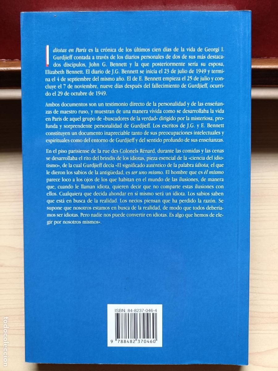 Libros de segunda mano: Idiotas en Par&iacute;s. John Bennett. Thass&agrave;lia, 1996. - Foto 6