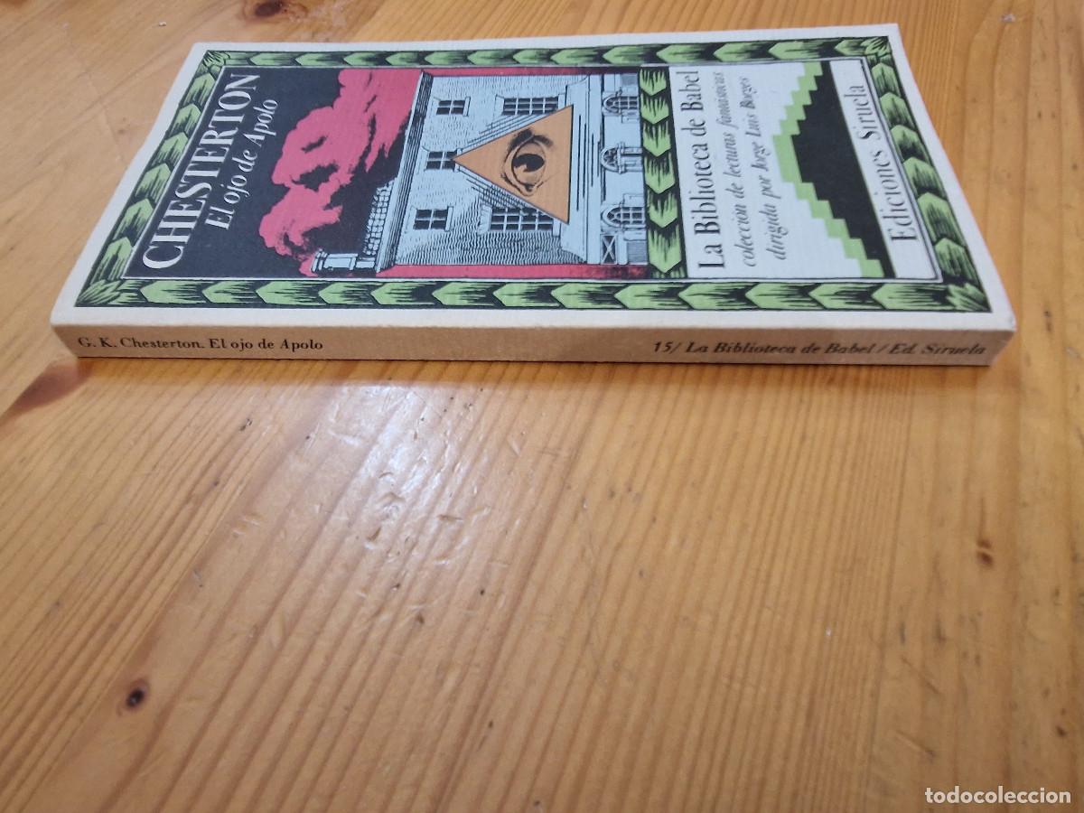 Libros de segunda mano: El ojo de Apolo, de Chesterton - Foto 6