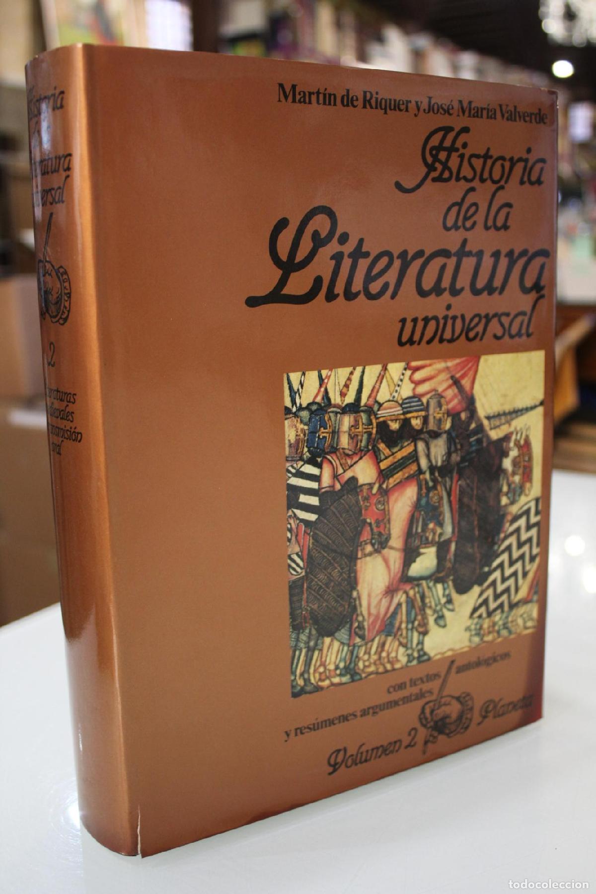 Livres d'occasion: Historia de la Literatura Universal, 2.- Literaturas medievales de transmisi&oacute;n oral. - Riquer, Mart&iacute;