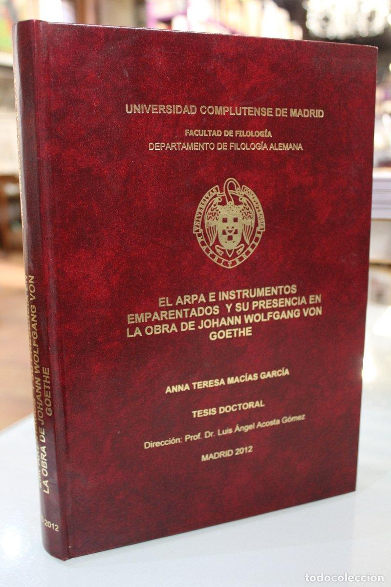Gebrauchte B&uuml;cher: Tesis doctoral - Mac&iacute;as Garc&iacute;a, Ana Teresa.
