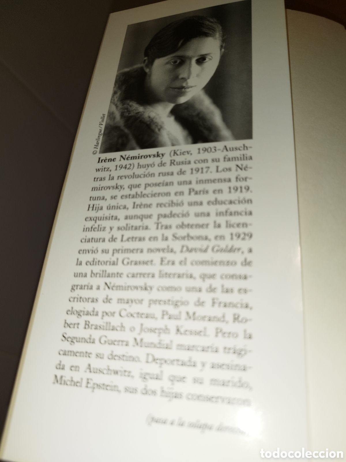 Libros de segunda mano: IRENE NEMIROVSKY: DAVID GOLDER. ED. SALAMANDRA, 2006. - Foto 4