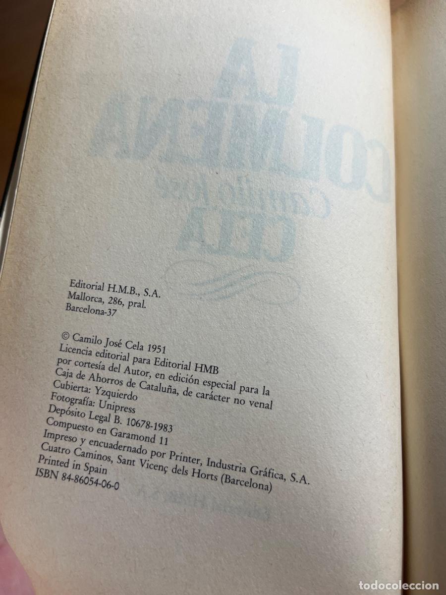 Libros de segunda mano: Libro la Colmena | Camilo Jos&eacute; Cela | 1983 - Foto 3