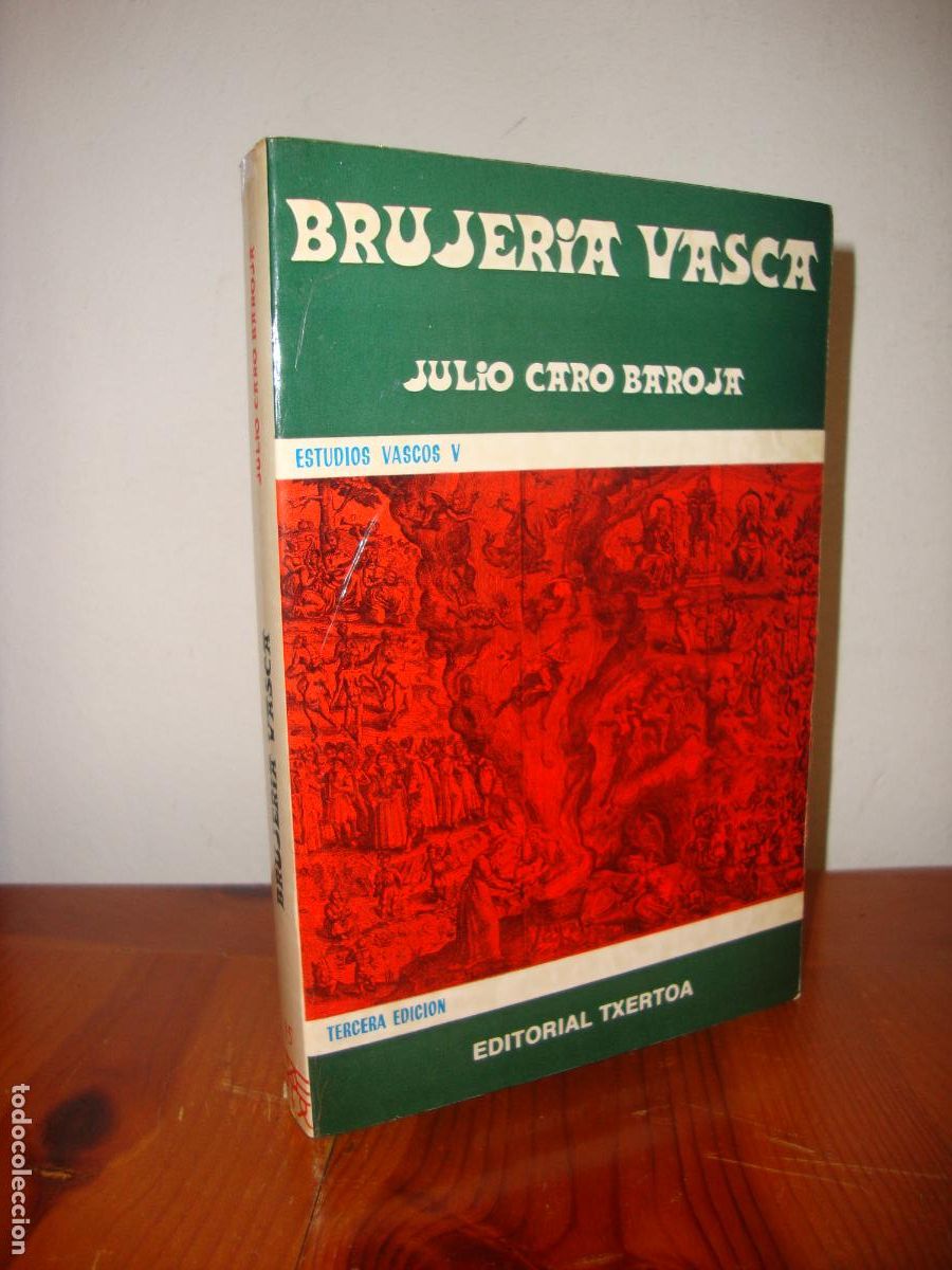 Second hand books: BRUJERIA VASCA. ESTUDIOS VASCOS V (EDITORIAL TXERTOA) - JULIO CARO BAROJA