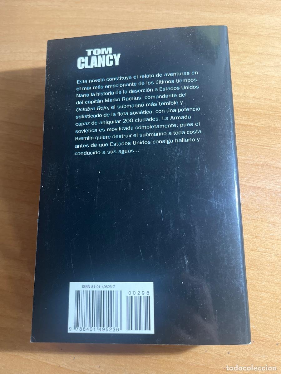 Libros de segunda mano: Libro La caza del Octubre Rojo | Tom Clancy | 1999 - Foto 2