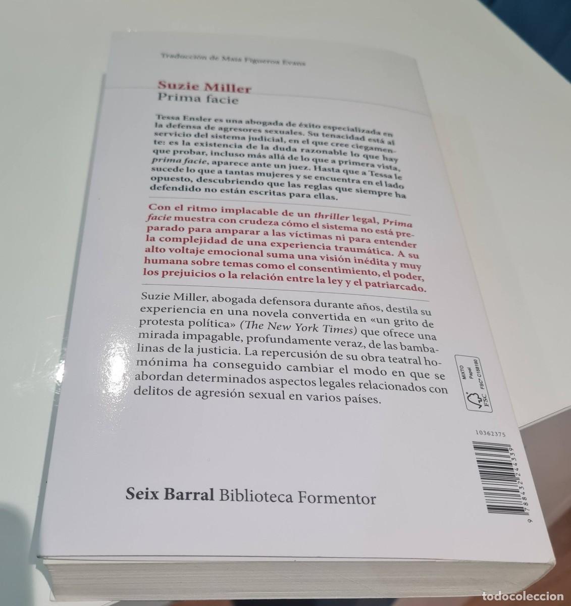 Libros de segunda mano: PRIMA FACIE SUZIE MILLER - Foto 4