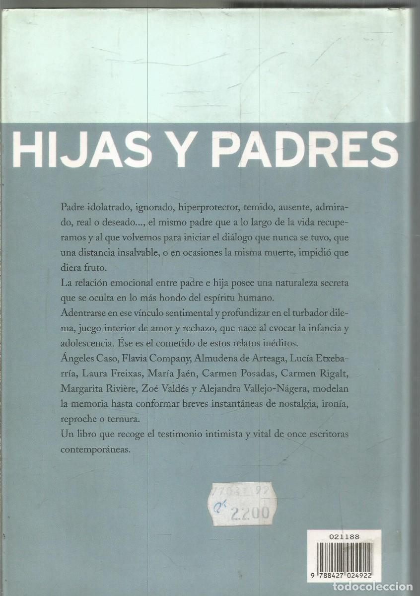Libros de segunda mano: HIJAS Y PADRES. AA.VV. MARTINEZ ROCA - Foto 2