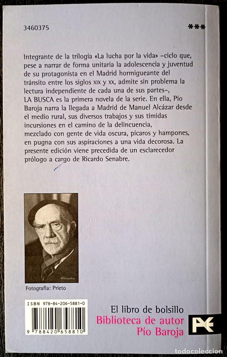 Libros de segunda mano: P&iacute;o Baroja . La busca - Foto 2