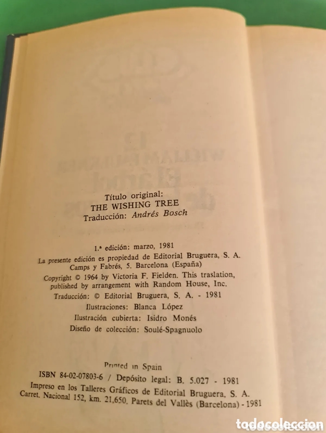Libros de segunda mano: Libro El &Aacute;rbol De Los Deseos. - Foto 2
