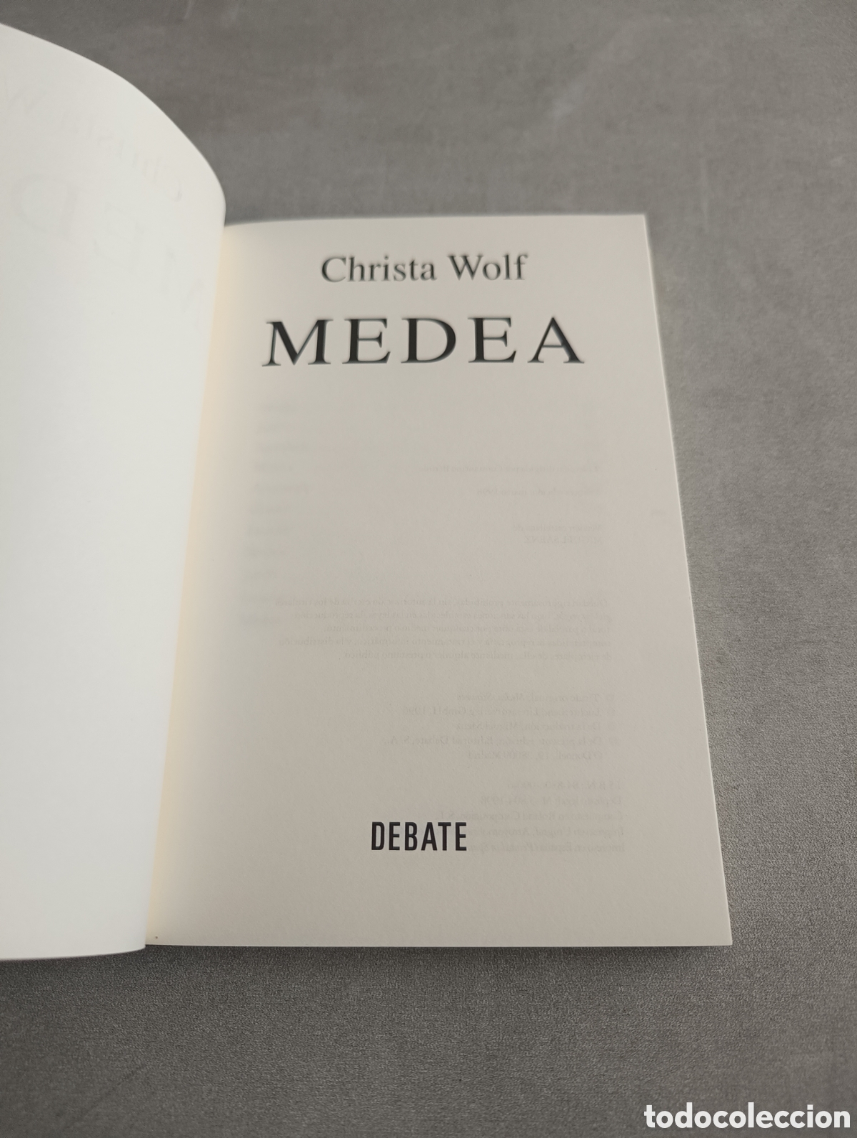 Libros de segunda mano: MEDEA. CHRISTA WOLF. Debate, 1998. - Foto 4