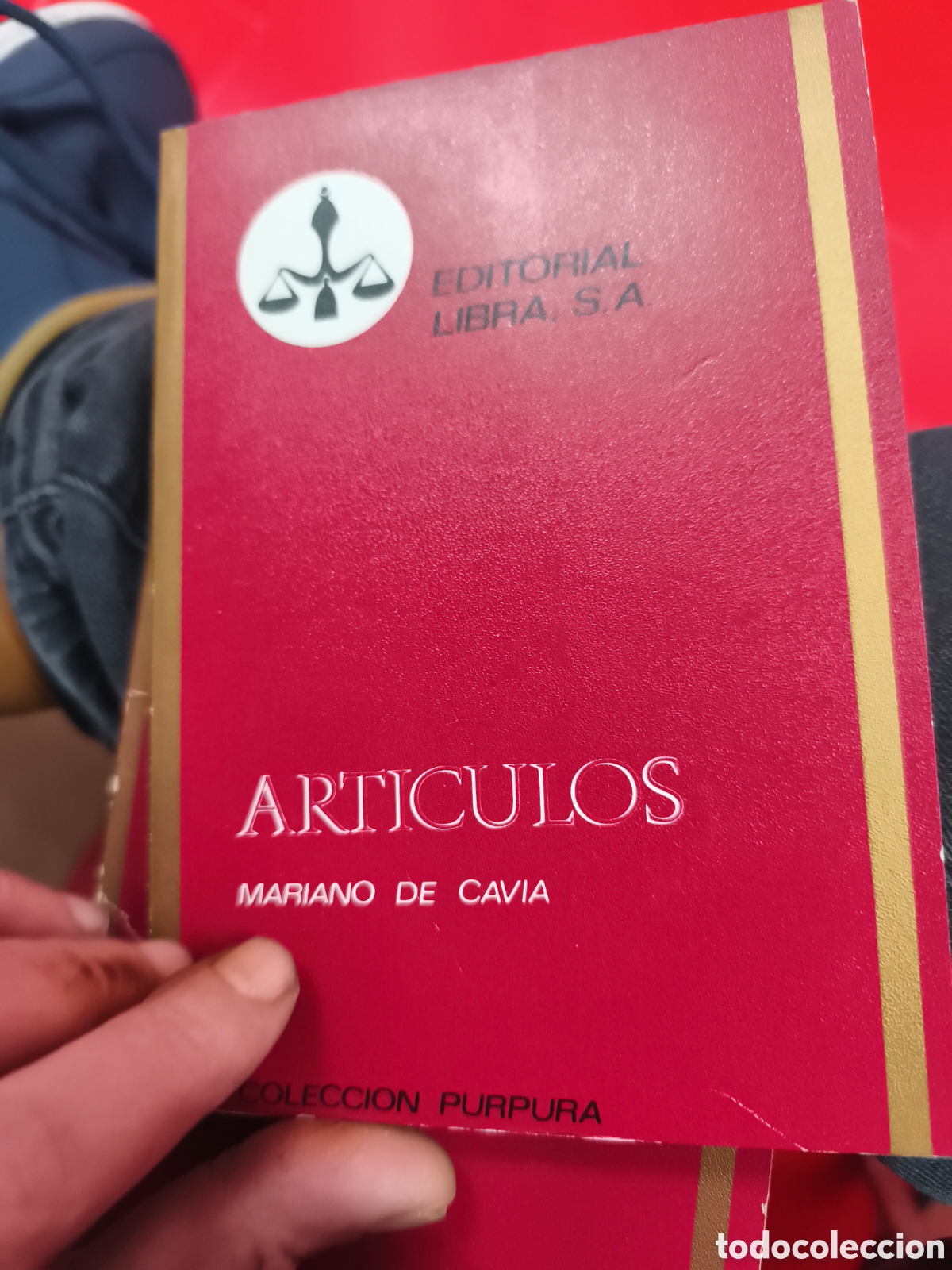 Gebrauchte B&uuml;cher: ARTICULOS - MARIANO DE CAVIA - COLECCION PURPURA - EDITORIAL LIBRA, S.A