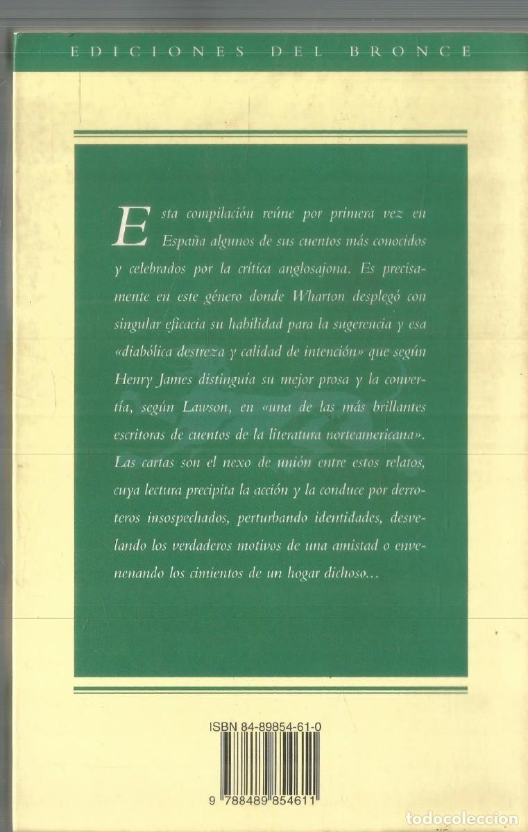 Libros de segunda mano: EDITH WHARTON. LA CARTA. DEL BRONCE - Foto 2
