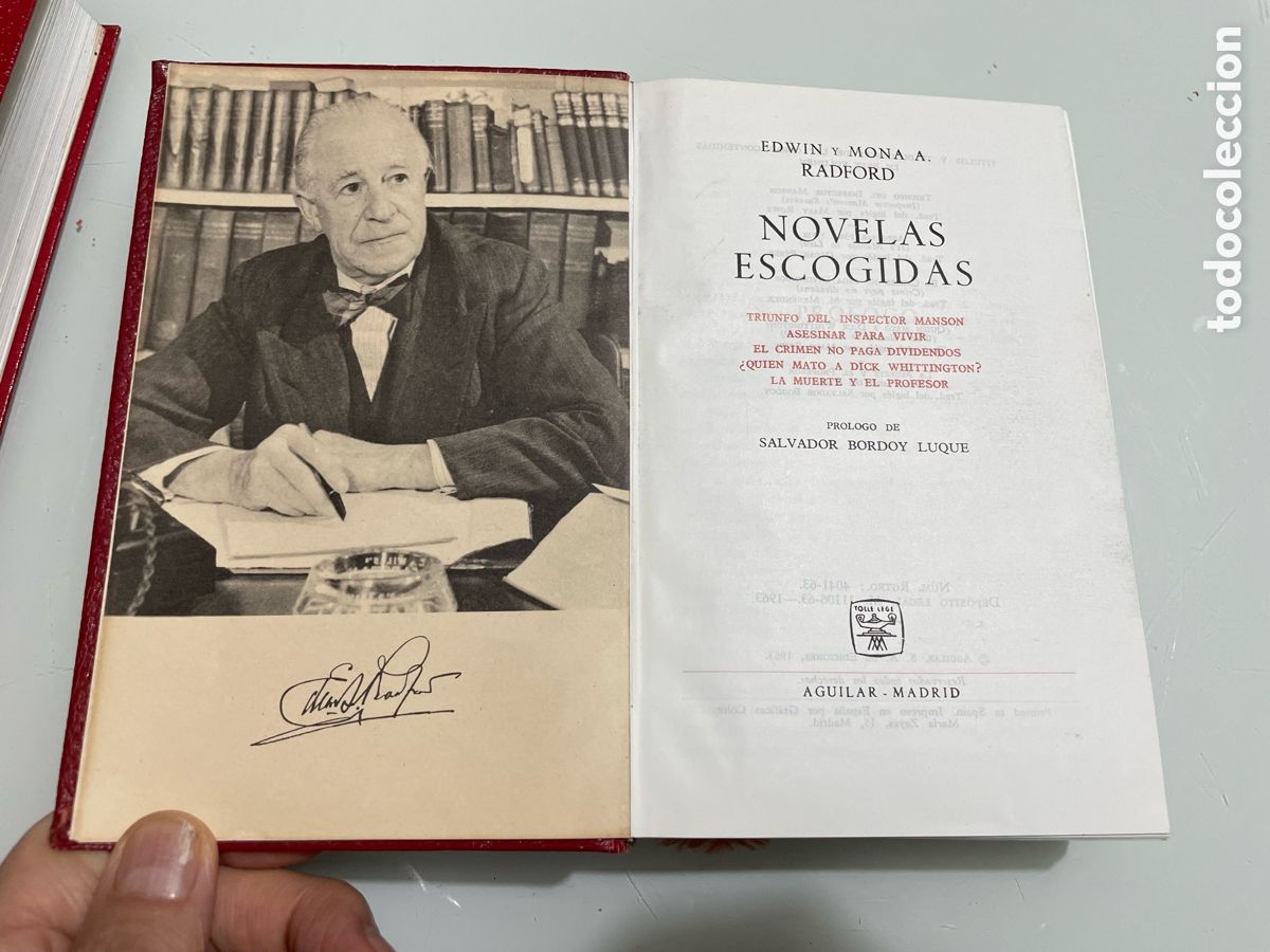 Livros em segunda m&atilde;o: E. y M. Radford novelas escogidas. Aguilar Lince Astuto. Primera Edicion 1963