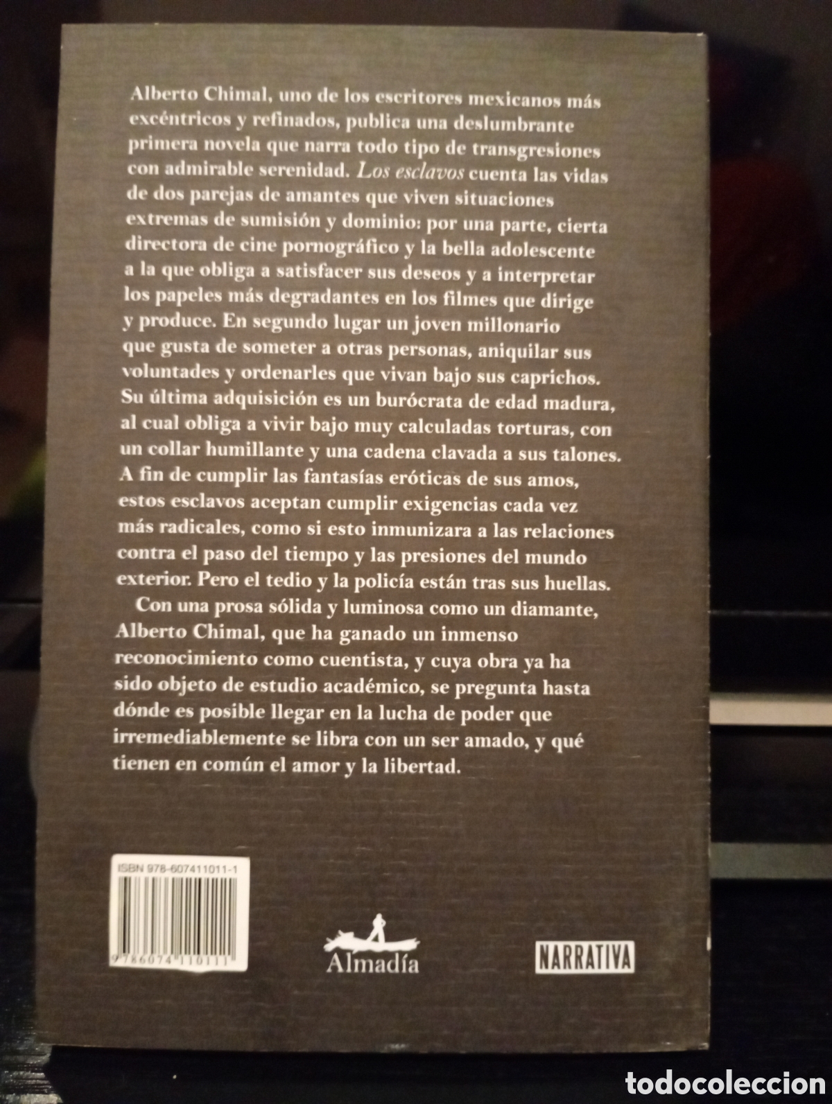 Libros de segunda mano: Alberto Chimal - Los esclavos (2da Ed. 2013) - Foto 2