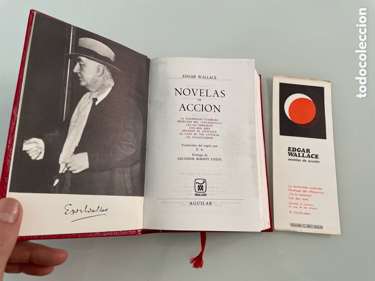 Gebrauchte B&uuml;cher: Edgar Wallace. Novelas de accion. Aguilar Lince Astuto. Primera Edicion 1963
