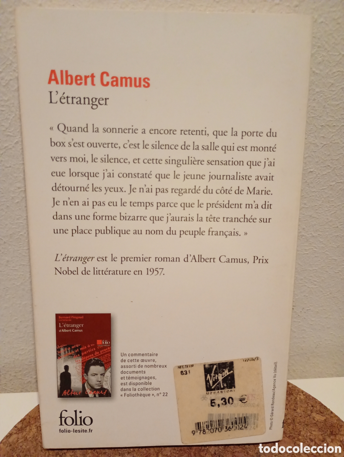 Libros de segunda mano: Albert Camus - L&eacute;tranger - Foto 2