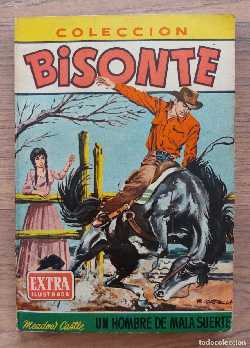 Libros de segunda mano: BISONTE EXTRA ILUSTRADA BRUGUERA OESTE N&ordm; 300-UN HOMBRE DE MALA SUERTE (MEADOW CASTLE) NOVELAS-PULP