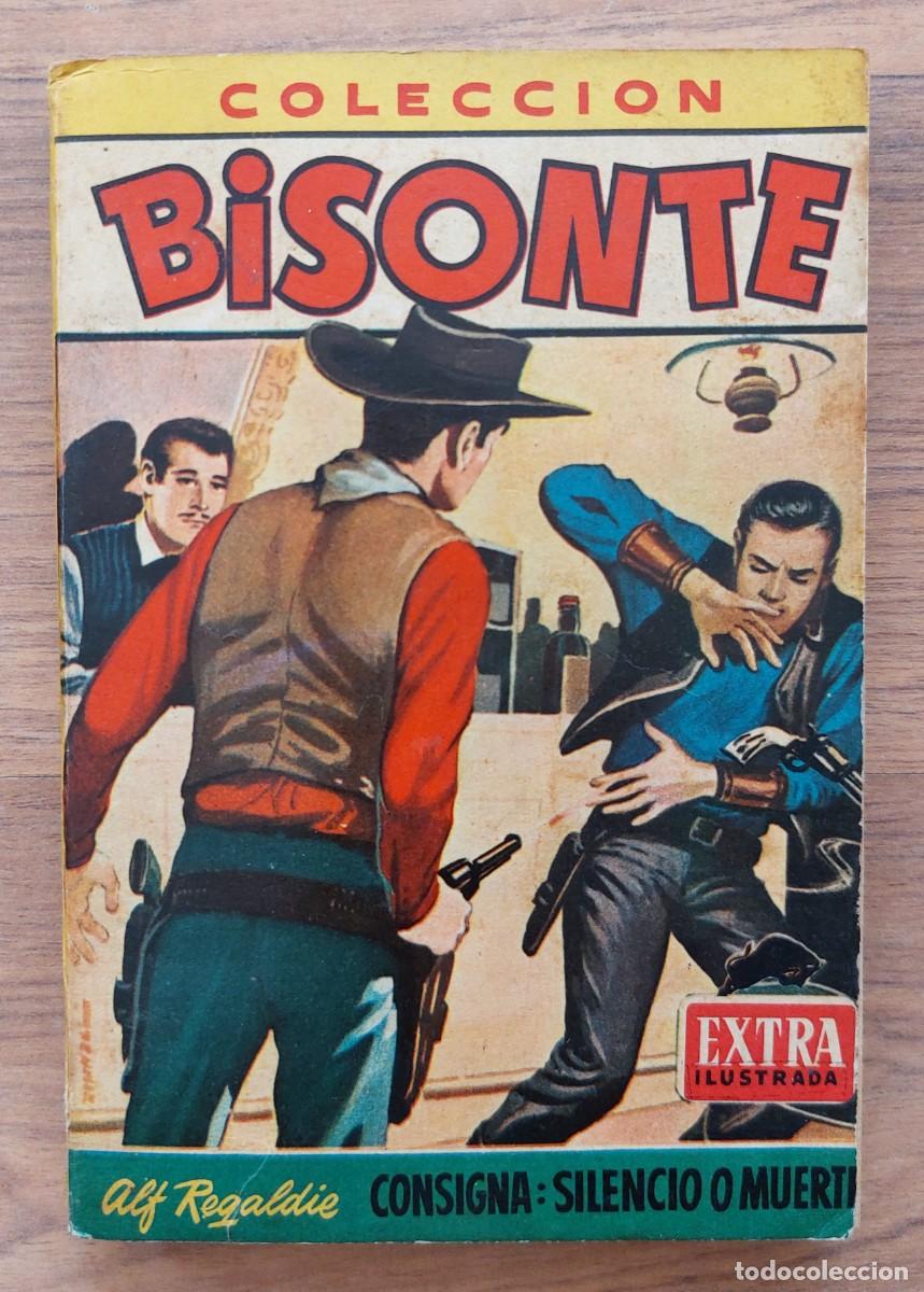 Libros de segunda mano: BISONTE EXTRA ILUSTRADA BRUGUERA OESTE N&ordm; 213-CONSIGNA, SILENCIO O MUERTE (ALF REGALDIE) NOVELAS-PUL