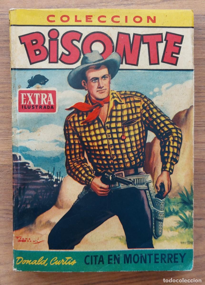 Libros de segunda mano: BISONTE EXTRA ILUSTRADA BRUGUERA OESTE N&ordm; 77-CITA EN MONTERREY (DONALD CURTIS) NOVELAS-BOLSILIBROS