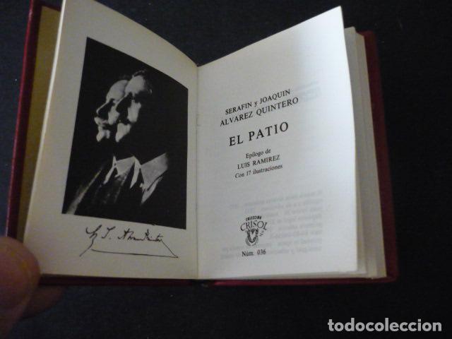 Libros de segunda mano: EL PATIO HERMANOS ALVAREZ QUINTERO CRISOLIN AGUILAR N&ordm; 036 1973